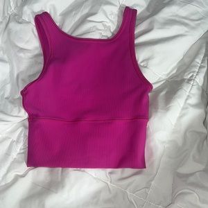 lululemon power pivot ribbed tank top
